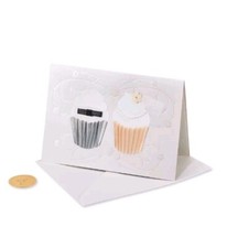 Papyrus Congratulations Wedding Card Bride And Groom Cupcakes