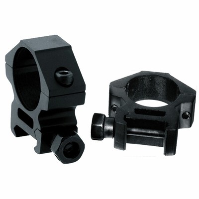 Utg 1"/2Pcs Low Profile Picatinny/Weaver Rings, Compact (4712274524392)