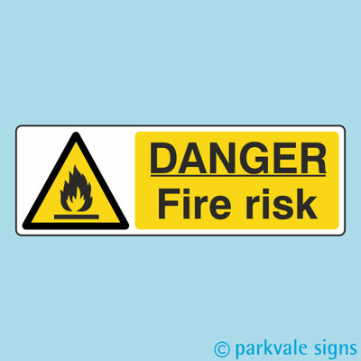 Gefahr Brand Gefahr Schild