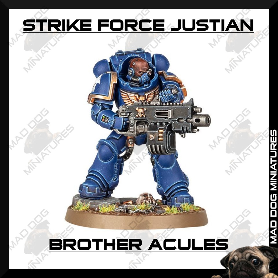 Space Marine Heroes Series 4 Singles Strike Force Justian Warhammer 40k