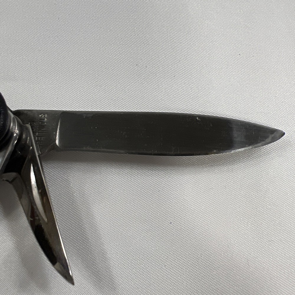 Stainless Steel Multi-Tool Knife with Folding Pliers for Outdoor Adventures