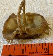 Antique Miniature Basket For Dollhouse Or Roombox