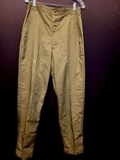Vintage Green Utility Trouser US Navy Uniform Pants 32x33