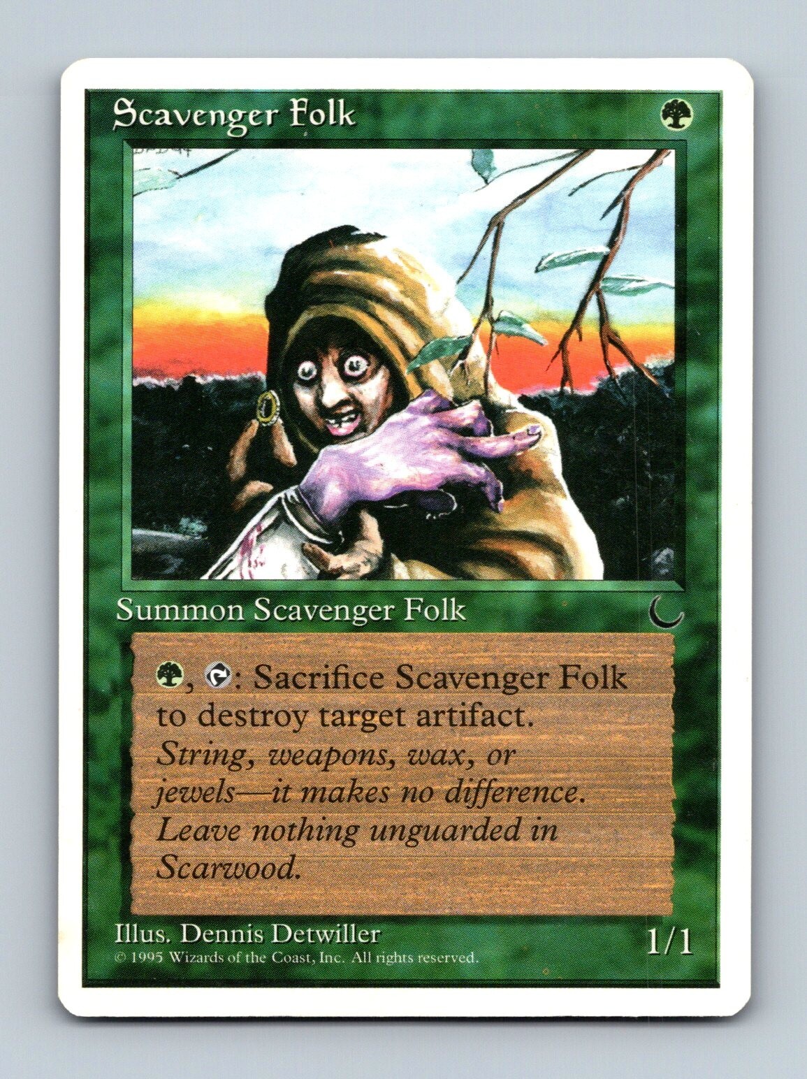 Magic The Gathering MTG - Scavenger Folk - Chronicles 1995