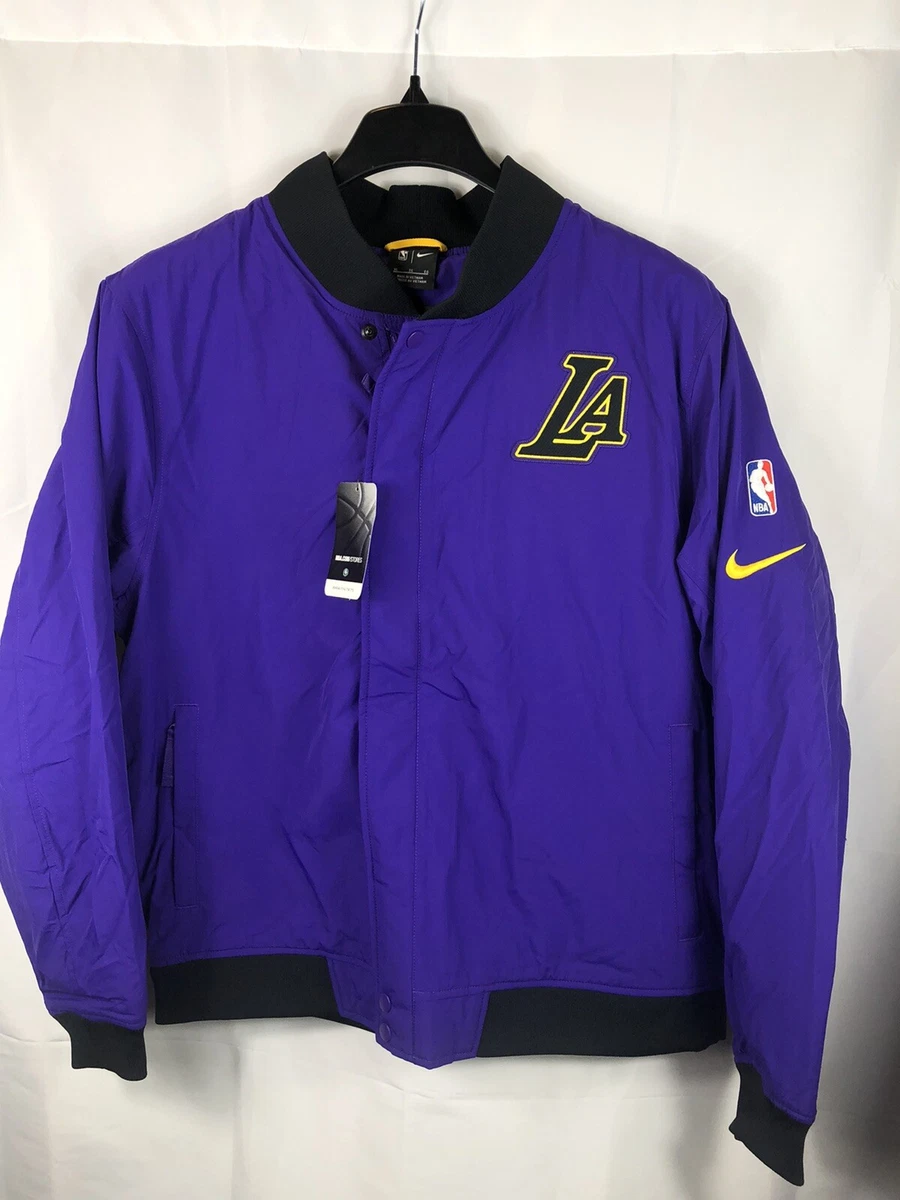 Women's Los Angeles Lakers Nike Purple Courtside Full-Zip Jacket