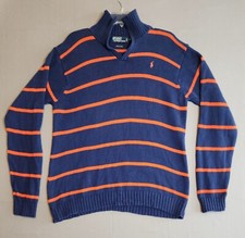 Polo Ralph Lauren Men's Sweater Size Medium Long Sleeve Pullover With Logo