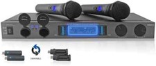 Technical Pro Rechargeable Dual Uhf Wireless Microphone System
