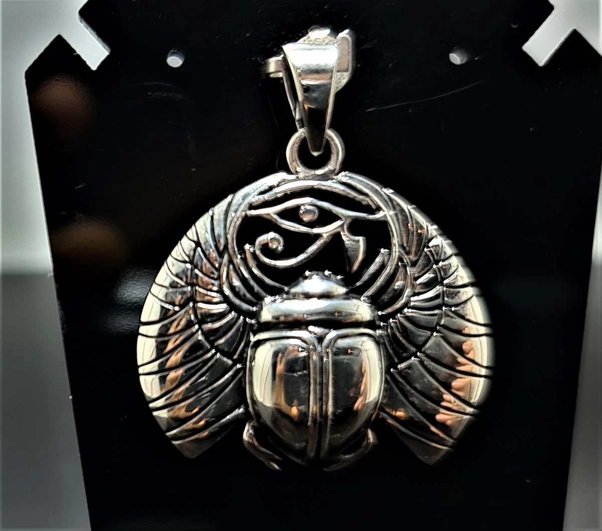 Solar scarab deals pendant