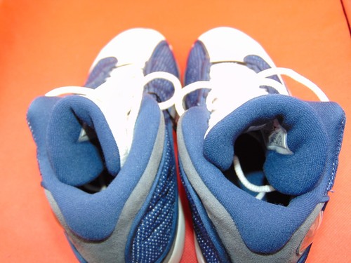 Nike Air Jordan 13 Retro Flint 2020 Youth 884129-404 Gr. 3,5Y Blau Weiß Gebraucht - Bild 8 von 9