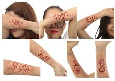 Seven Deadly Sins Prosthetic Special FX Wound Cuts Scars Halloween SPFX Latex