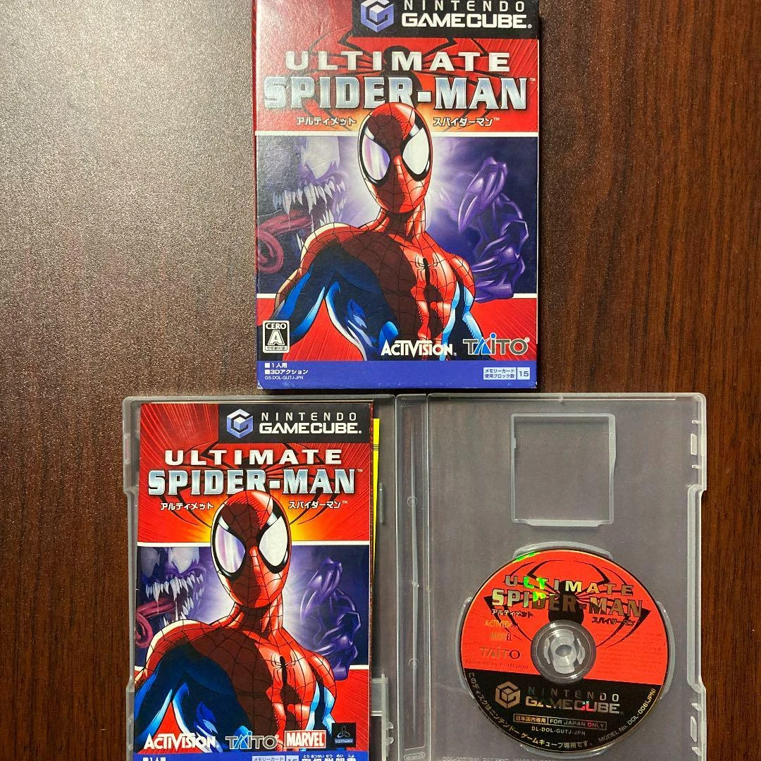 Ultimate Spiderman Gamecube Game