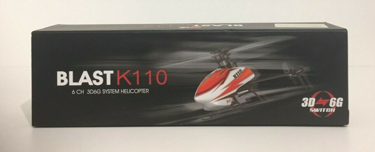 xk k110 blast 6ch brushless 3d6g system rc helicopter bnf
