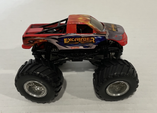 Hot Wheels Monster Jam Truck Excaliber 1:64 Monster Truck Diecast Plastic Orange - Picture 3 of 6