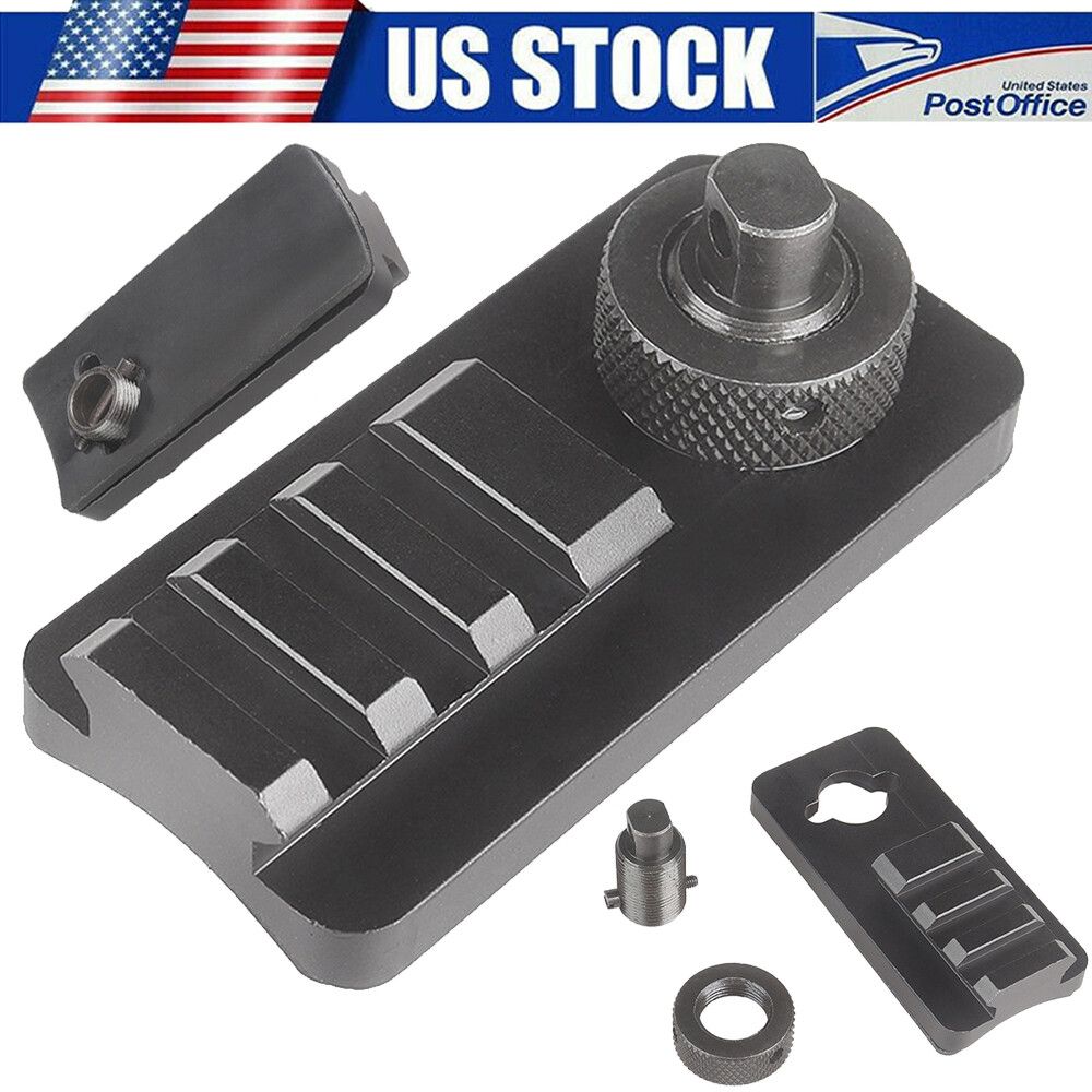 Tactical 3 Slot Sling Swivel Stud Mount Adapter For 20mm Picatinny Weaver Rail