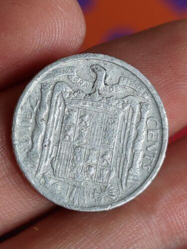 COIN / SPAIN / 10 CENTIMOS 1941 Diez Cents Espana Kayihan coins T92 - Foto 2 di 2