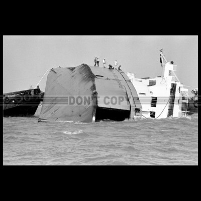 Photo B.000086 MS HERALD OF FREE ENTERPRISE FERRY SHIP TOWNSEND THORESEN 1987