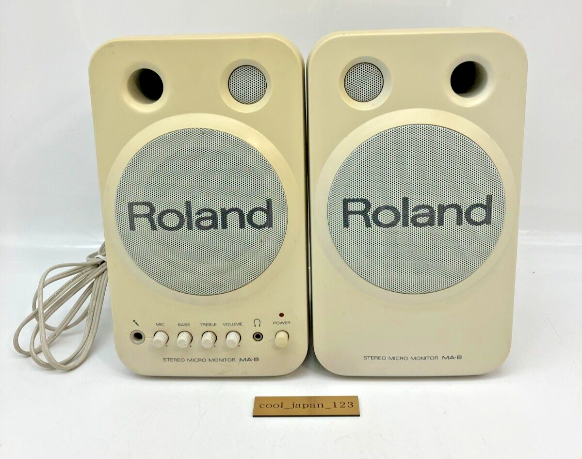ROLAND MA-8 Speakers Stereo Micro Monitor Active Powered ROLAND MA-8 Speakers Stereo Micro Monitor Active Powered