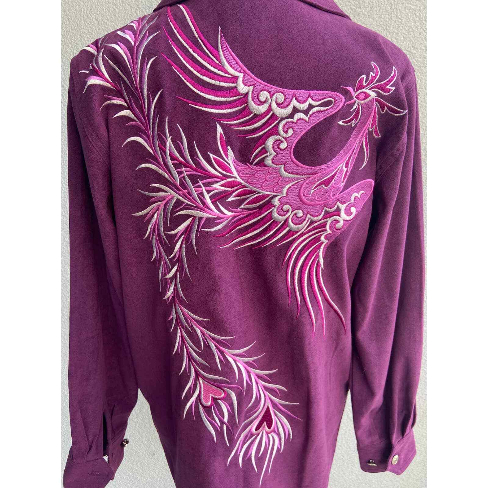 Vintage Bob Mackie Wearable Art purple Jacket - image 7