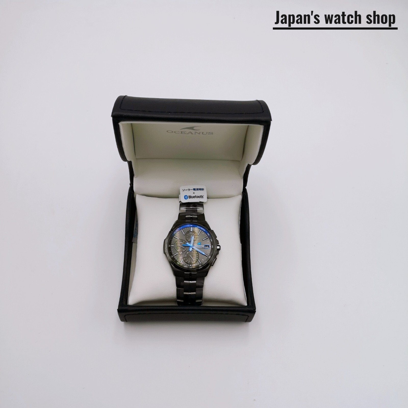 Ocw Box CASIO OCEANUS OCW-S5000B-1AJF Black Manta Elegant Chrono Men's Watch ...