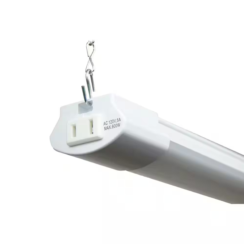 LED Shop Light 4ft 5500 Lumens Linkable Garage Workshop Ceiling Fixture