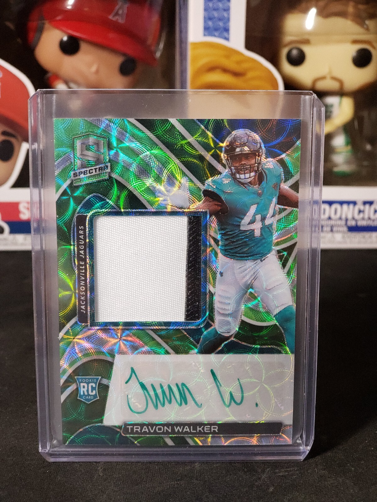 2022 Travon Walker /35 Spectra Rookie Patch Auto Green Scope