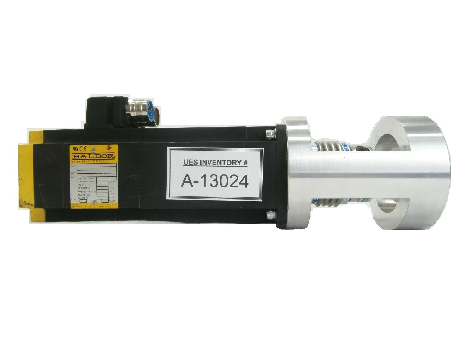 Baldor BSM80A-375BA Brushless AC Servo Motor with AKN 60 AMAT 0040-49320 Used