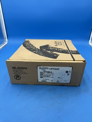 Sloan Optima Plus ETF660-4 Chrome Sink Faucet Sensor Operated 3365020