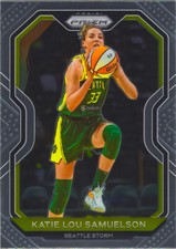 Katie Lou Samuelson 2021 Prizm WNBA Basketball Chrome Base Card#67 Seattle Storm