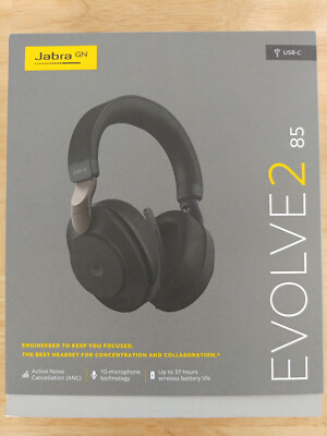 Jabra Evolve2 85 MS Stereo USB-C black 28599-999-899 NEU - OVP