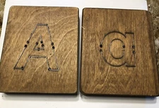 Letters Aa Accu-Cut Accucut Ellison Educational Wooden Dies  5x6 Arts & Crafts