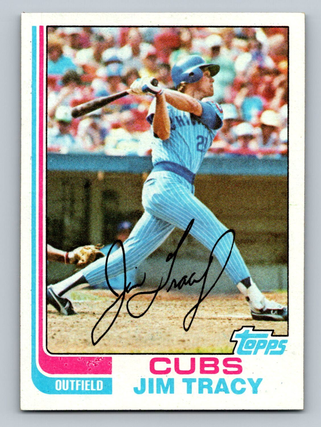 Jim Tracy 1982 Topps #403 Chicago Cubs Baseball Card