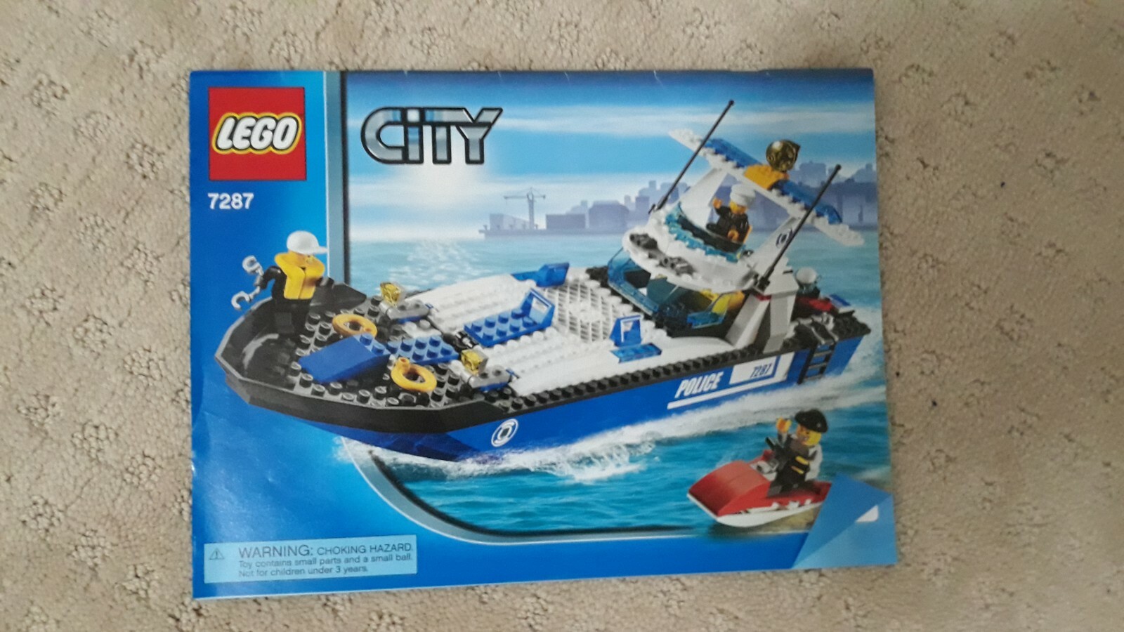lego city police boat 7287