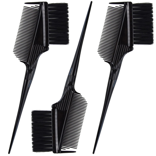 Emperor Hair Dye Brushes - 3 Angled Tint Applicators with Integrated Combs - ...