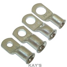 10mm² COPPER TUBE RING CRIMP TERMINALS BATTERY,STARTER,WELDING CABLE CONNECTORS