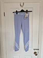 Adidas Light Blue Leggings S 8-10