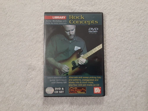 Rock Concepts Guitar Lessons Learn How to Play Lick Library Music Video DVD