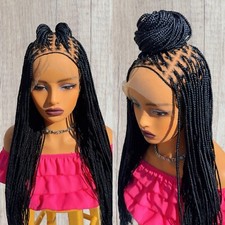 Ready To Ship Knotless Braided Wig Full Lace