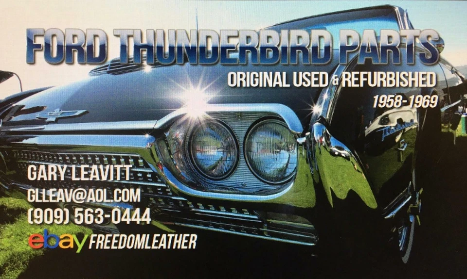 FORD THUNDERBIRD LUZ TRASERA REFLECTOR LENTE CARCASA PAR 1967-1969 67-68 OEM Foto 2 de 4