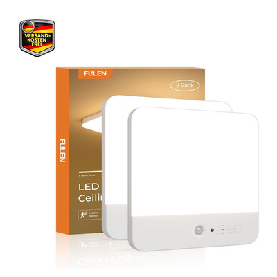 FULEN Bewegungssensor Deckenlampe LED Dimmbar 3 Farbtemperaturen 