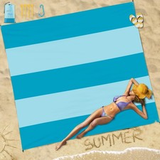 Beach Blanket Sandproof Waterproof 78''   81''1-5 Adults Oversized,Compact Ligh