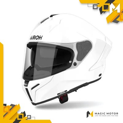 Airoh Motorradhelm Integralhelm MATRYX L SOLIDE Weiss