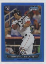 2012 Bowman Chrome Blue Refractor 100/250 Donovan Solano #148 2r8