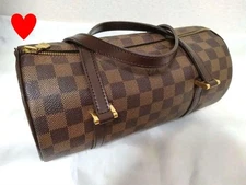 LOUIS VUITTON Papillon Handbag Bag Brown 22a