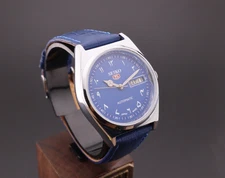 Vintage Seiko 5 Automatic Arabic Dial 6309A Men's Wrist Watch D / D - Japan Made