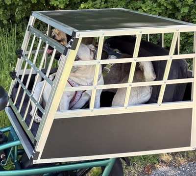 Juskys Alu Hundetransportbox M - 69x54x51 cm ANGEBOT!!