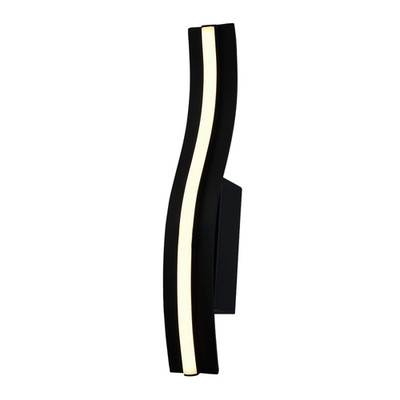 LED Stick Style moderne Funktion Wandleuchte in matt sandschwarz von Happ...