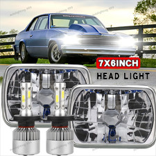 Pair 5x7 7x6led Headlights Hi-lo Beam Dot For Chevy Malibu 1978-1981 El Camino Pair 5x7 7x6led Headlights Hi-lo Beam Dot For Chevy Malibu 1978-1981 El Camino