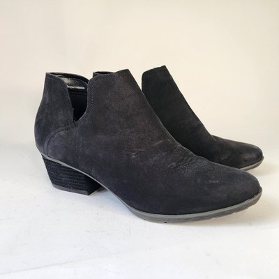 Blondo Victoria Waterproof Nubuck Ankle Boots Black 9M
