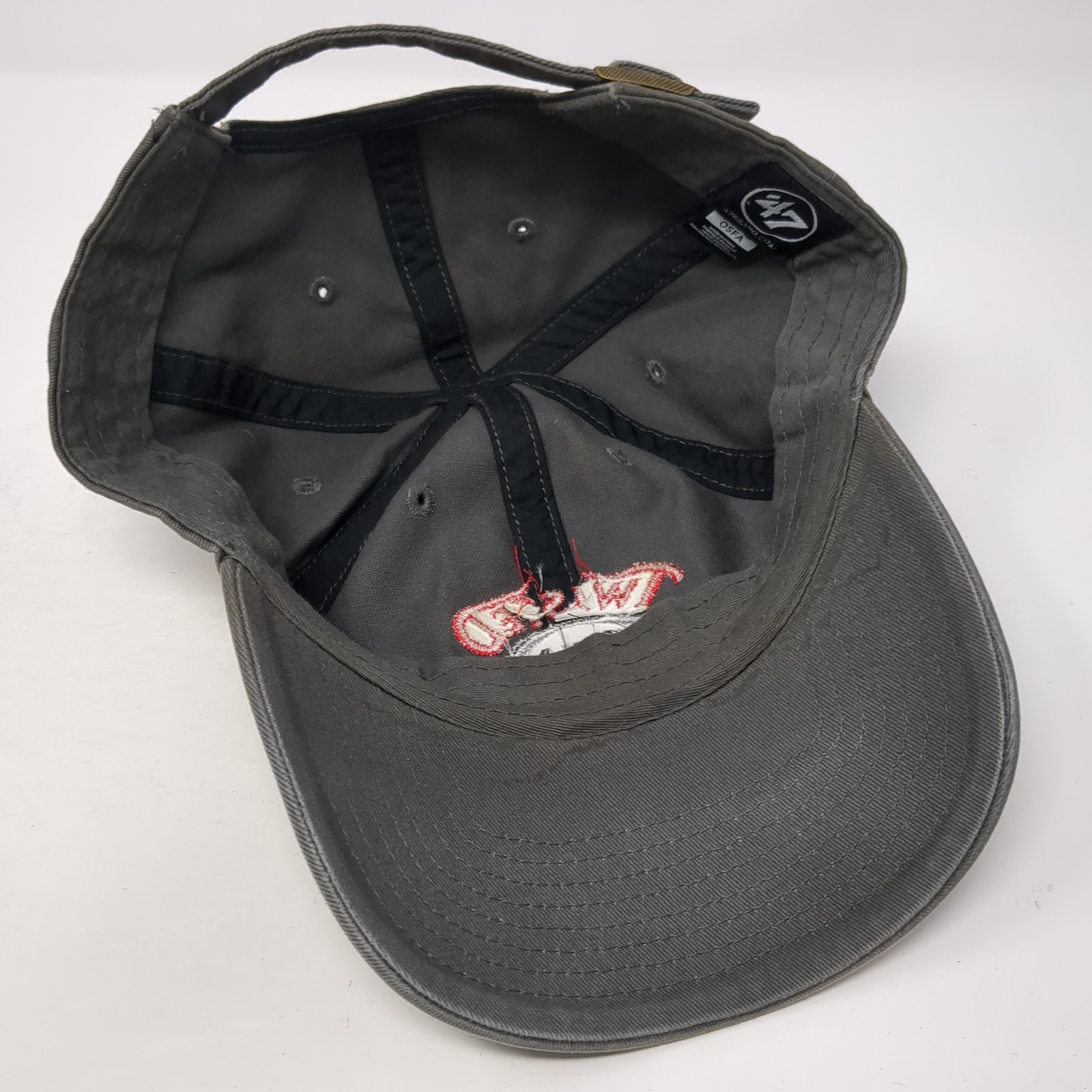 Twisted District Slideback Baseball Cap Gray One … - image 7