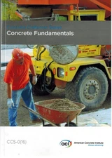 ACI CCS-0(16) Concrete Fundamentals